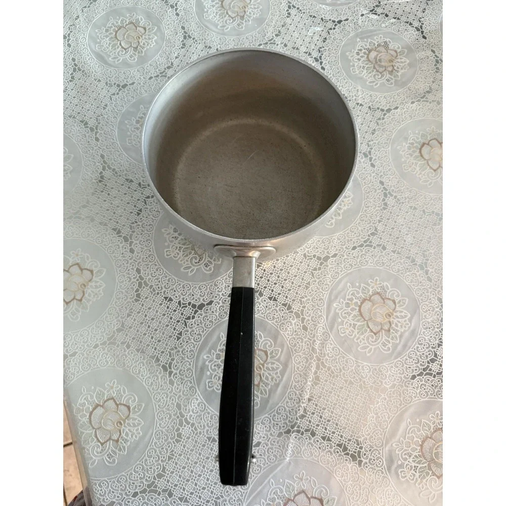 Wear-Ever Hallite 3‎ PC Vintage Aluminum Cookware Set Copper Lids Made In USA